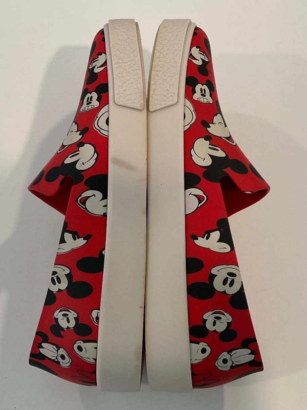 MELISSA Ground + Disney Mickey & Minnie 90th Anniversary Slip On Shoes Size 10